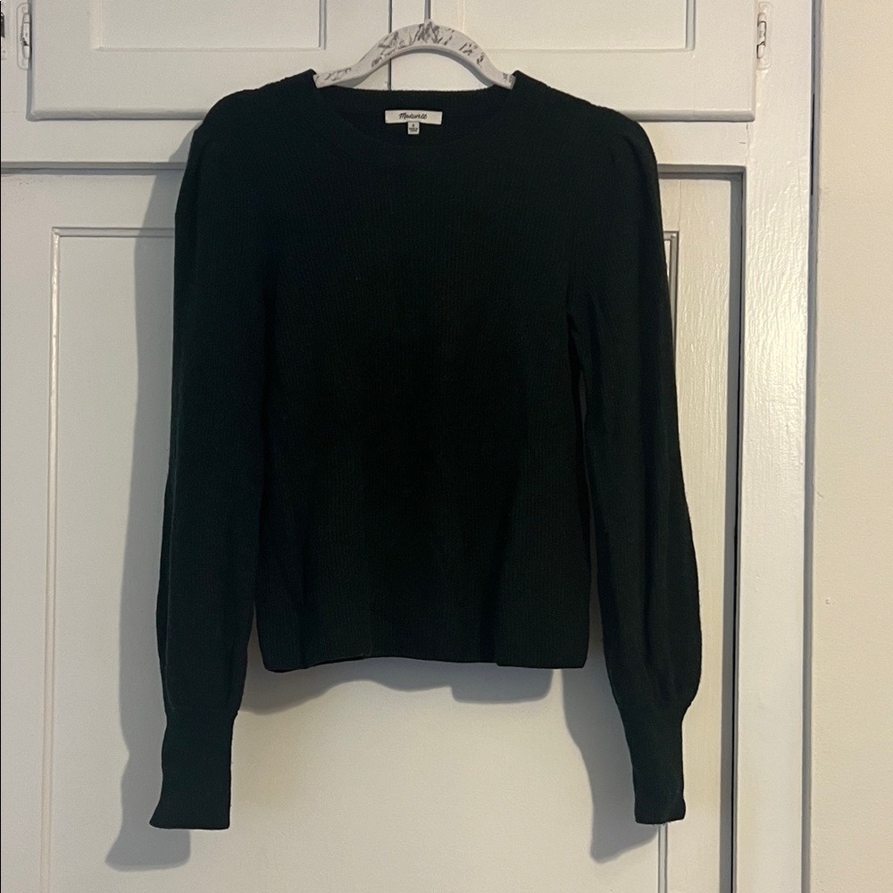 Madewell Dark Green Knit Sweater